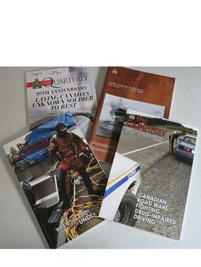 The Quarterly RCMP Royal Canadian Mounted Police Magazine Lot 2005 2006 2021